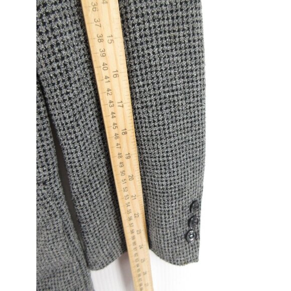Structure Le Collezioni Sport Coat Small Blazer Houndstooth Tweed VTG * - Picture 6 of 14